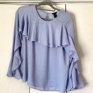 Ann Taylor baby blue blouse